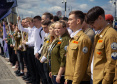 Торжественная линейка студенческих отрядов прошла 3 июля на Сенатской площади