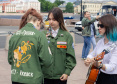 Торжественная линейка студенческих отрядов прошла 3 июля на Сенатской площади