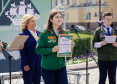 Торжественная линейка студенческих отрядов прошла 3 июля на Сенатской площади