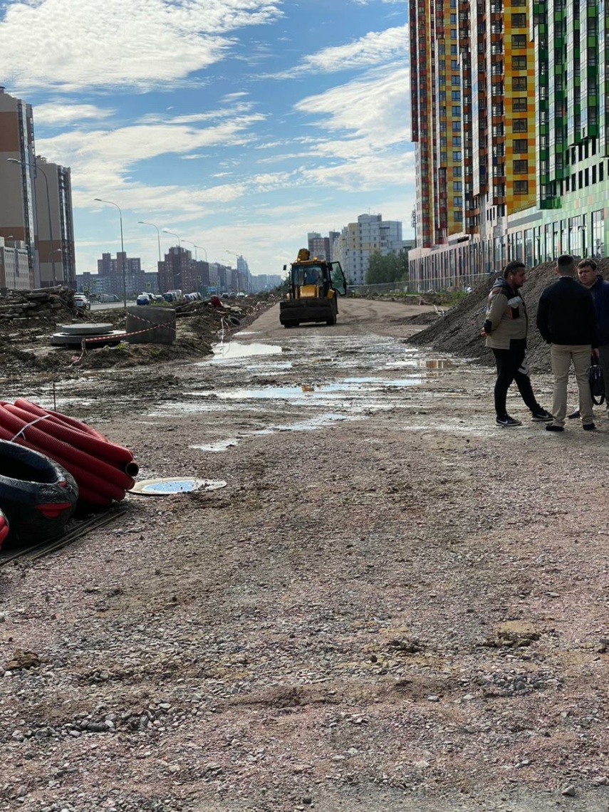 Реконструкция и строительство дорожных объектов в Приморском районе